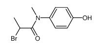 4-hydroxy-N-methyl-N-(α-bromopropionyl)aniline Structure