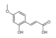 3-(2-HYDROXY-4-METHOXY-PHENYL)-ACRYLIC ACID结构式