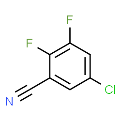 5-Chloro-2, 3-difluorobenzonitrile Structure