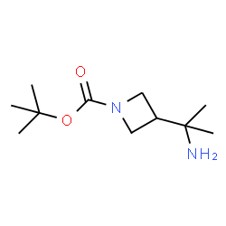 tert-butyl 3-(2-aminopropan-2-yl)azetidine-1-carboxylate结构式