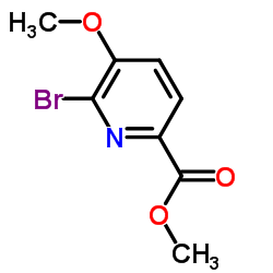 Methyl 6-bromo-5-methoxy-2-pyridinecarboxylate Structure