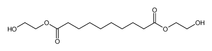 Decanedioic acid bis(2-hydroxyethyl) ester结构式