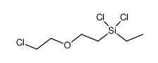 2'-Chlor-2-(aethyl-dichlor-silyl)-diaethylaether Structure