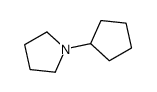 1-cyclopentylpyrrolidine Structure