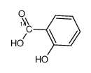 salicylic acid-carboxy-14c Structure