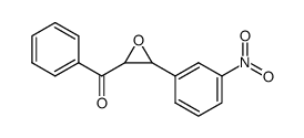 2,3-epoxy-3-(3-nitrophenyl)-1-phenylpropan-1-one Structure