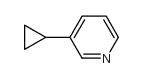 3-环丙基吡啶结构式