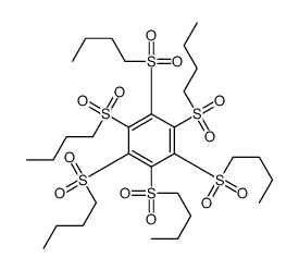 1,2,3,4,5,6-hexakis(butylsulfonyl)benzene结构式