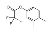 Trifluoroacetic acid 3,4-dimethylphenyl ester结构式