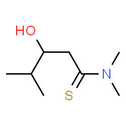 Pentanethioamide,3-hydroxy-N,N,4-trimethyl- structure