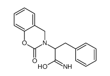 alpha-Benzyl-2-oxo-2H-1,3-benzoxazine-3(4H)-acetamide structure