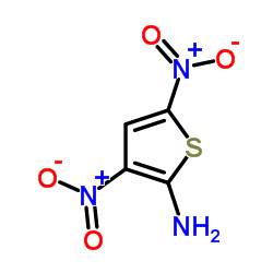 3,5-Dinitro-2-thiophenamine structure