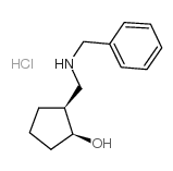 顺-2-甲苯氨基-1-环戊醇盐酸盐结构式