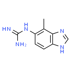 Guanidine, (4-methyl-1H-benzimidazol-5-yl)- (9CI) structure