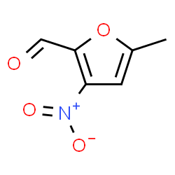 2-Furancarboxaldehyde, 5-methyl-3-nitro- (9CI) Structure