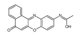 N-(5-oxobenzo[a]phenoxazin-10-yl)acetamide结构式