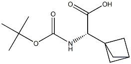 (2S)-2-{bicyclo[1.1.1]pentan-1-yl}-2-{[(tert-butoxy)carbonyl]amino}acetic acid结构式