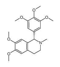 (1S)-6,7-dimethoxy-2-methyl-1-(2,4,5-trimethoxyphenyl)-1,2,3,4-tetrahydroisoquinoline Structure