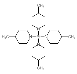 Platinum(2+),tetrakis(4-methylpyridine)-, dichloride, (SP-4-1)- (9CI) structure