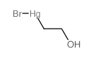 bromo(2-hydroxyethyl)mercury Structure