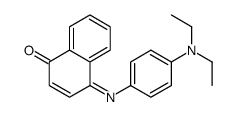 4-[[4-(diethylamino)phenyl]imino]naphthalen-1(4H)-one structure