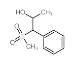 Phenethyl alcohol, a-methyl-b-(methylsulfonyl)-, erythro-(8CI) Structure