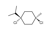 1,4-dichloro-trans-p-menthane Structure