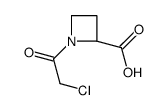 2-Azetidinecarboxylic acid, 1-(chloroacetyl)-, (2S)- (9CI)结构式