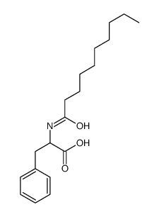 2-(decanoylamino)-3-phenylpropanoic acid Structure