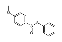 4-Methoxybenzenesulfinothioic acid S-phenyl ester结构式