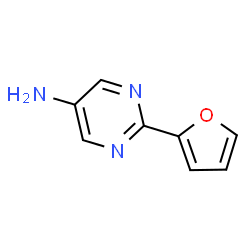2-(Furan-2-yl)pyrimidin-5-amine结构式