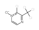 Pyrazine,2-chloro-3-(trichloromethyl)-, 1-oxide Structure