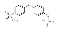 1-(4-(三氟甲氧基)苯氧基)-4-(甲基磺酰基)苯结构式