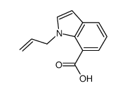 7-carboxy-N-allylindole Structure