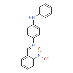 N-(2-nitrobenzylidene)-N'-phenyl-1,4-benzenediamine结构式