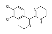 3,4,5,6-Tetrahydro-2-(3,4-dichloro-α-ethoxybenzyl)pyrimidine Structure