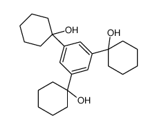 1-[3,5-bis(1-hydroxycyclohexyl)phenyl]cyclohexan-1-ol结构式