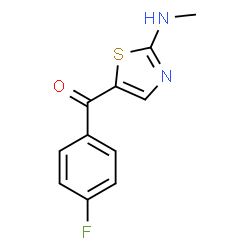 (4-Fluorophenyl)[2-(methylamino)-1,3-thiazol-5-yl]methanone picture