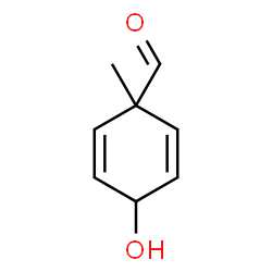 2,5-Cyclohexadiene-1-carboxaldehyde, 4-hydroxy-1-methyl- (9CI) Structure