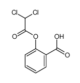 2-[(Dichloroacetyl)oxy]benzoic acid structure