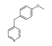 4-(p-Methoxybenzyl)pyridine结构式