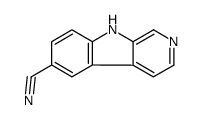 9H-吡啶并[3,4-b]吲哚-6-甲腈结构式