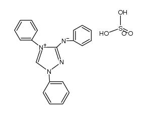 nitron sulfate diphenylanilodihydrotriazole Structure