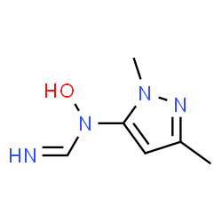 Methanimidamide,N-(1,3-dimethyl-1H-pyrazol-5-yl)-N-hydroxy- (9CI) picture