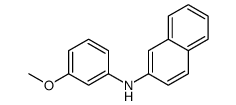 N-(3-methoxyphenyl)naphthalen-2-amine Structure