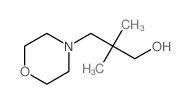 4-Morpholinepropanol,b,b-dimethyl- Structure