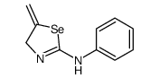 5-methylidene-N-phenyl-4H-1,3-selenazol-2-amine Structure