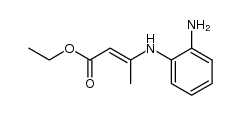 3-[(2-aminophenyl)amino]-2-butenoic acid ethyl ester结构式