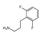 3-(2,6-difluorophenyl)propan-1-amine Structure