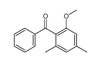 1-benzoyl-2-methoxy-4,6-dimethylbenzene结构式